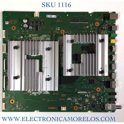 MAIN PARA TV SONY NUMERO DE PARTE A-5027-249-A / A5027249A / 1-010-115-21 / 484D / NUMERO DE DISPLAY  T500QVN04.3 / MODELO XR-50X90J / XR50X90J